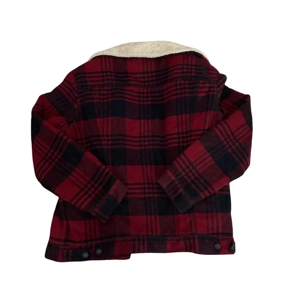 Signature by Levi Strauss  Sherpa Plaid Truck Driver Jacket Men’s Size XXL - Picture 8 of 9